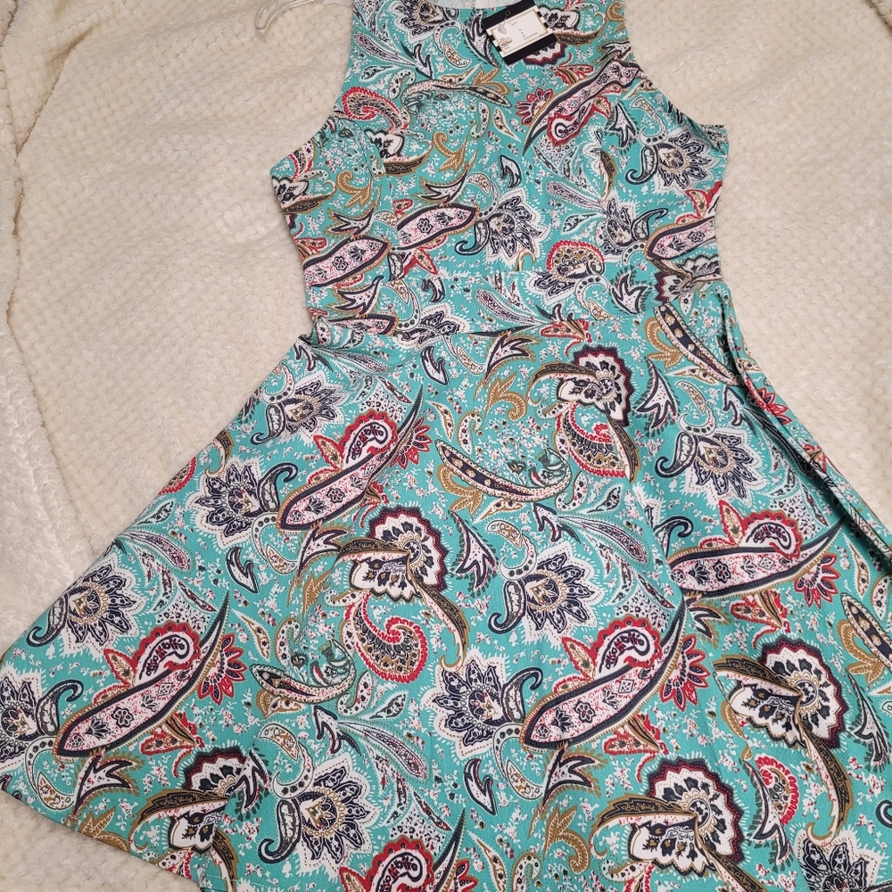 Paisley Sleeveless Dress